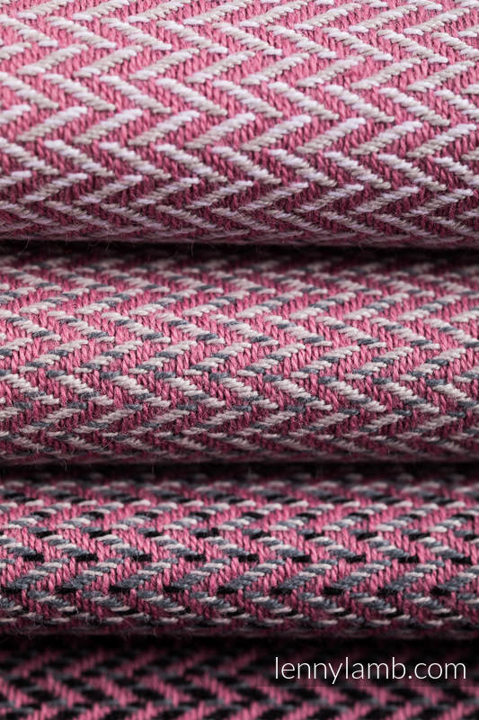Lenny Lamb - Тъкан слинг-шал LITTLE HERRINGBONE OMBRE PINK XL Lenny Lamb - Тъкан слинг-шал LITTLE HERRINGBONE OMBRE PINK XL