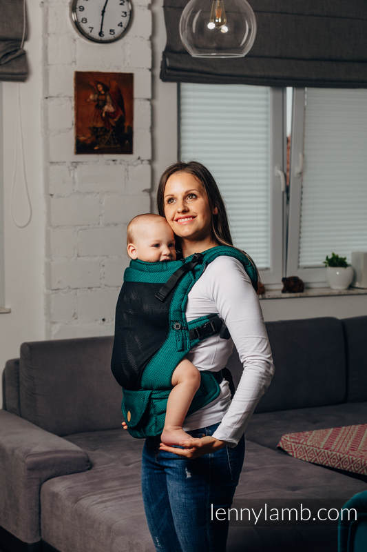 Lenny Lamb - My First Baby Carrier - LennyUpGrade with Mesh EMERALD