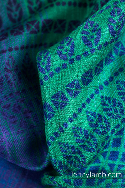 Lenny Lamb - Muslin Square - PEACOCK'S TAIL - FANTASY PEACOCK S TAIL FANTASY