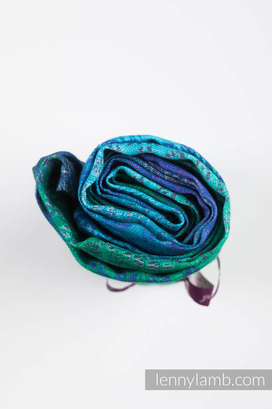 Lenny Lamb - Swaddle Blanket - PEACOCK'S TAIL - FANTASY  PEACOCK S TAIL FANTASY