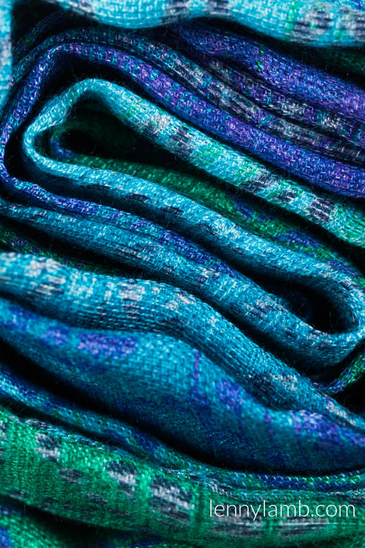 Lenny Lamb - Swaddle Blanket - PEACOCK'S TAIL - FANTASY  PEACOCK S TAIL FANTASY