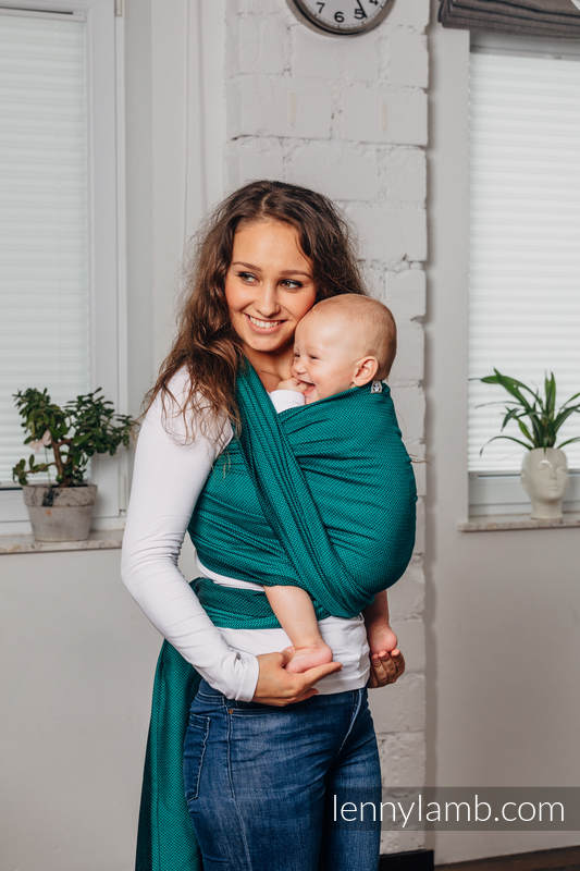 Lenny Lamb - Baby Sling - EMERALD EMERALD L Lenny Lamb - Baby Sling - EMERALD EMERALD L