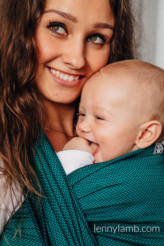 Lenny Lamb - Baby Sling - EMERALD EMERALD L