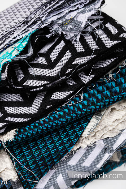 Lenny Lamb - Scraps of wrap materials - Basic Collection Jacquard fabrics 