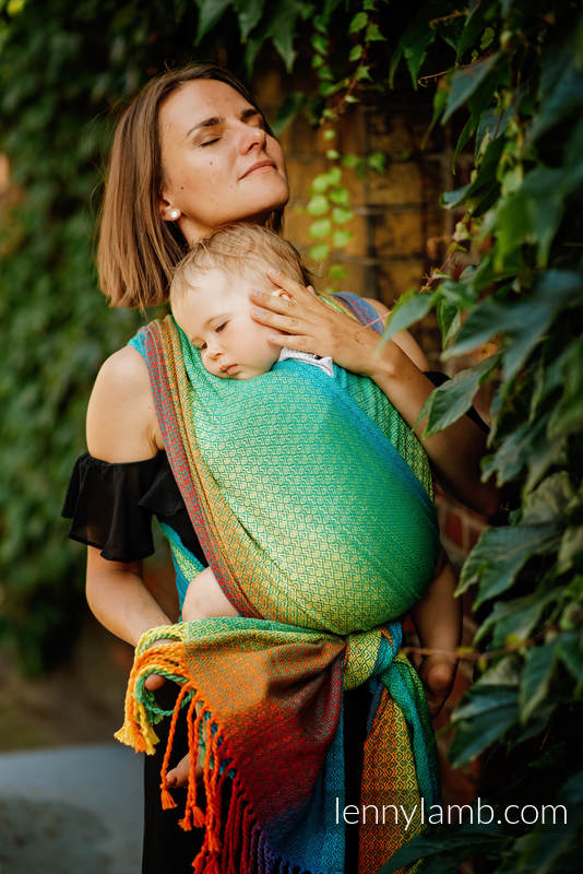 Lenny Lamb - Baby Wrap with Fringes LITTLE LOVE JUNGLE S