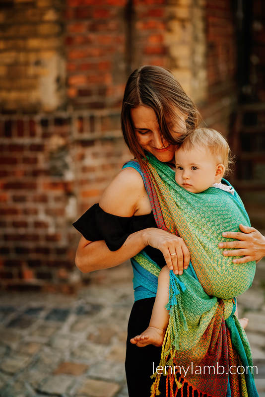 Lenny Lamb - Baby Wrap with Fringes LITTLE LOVE JUNGLE S
