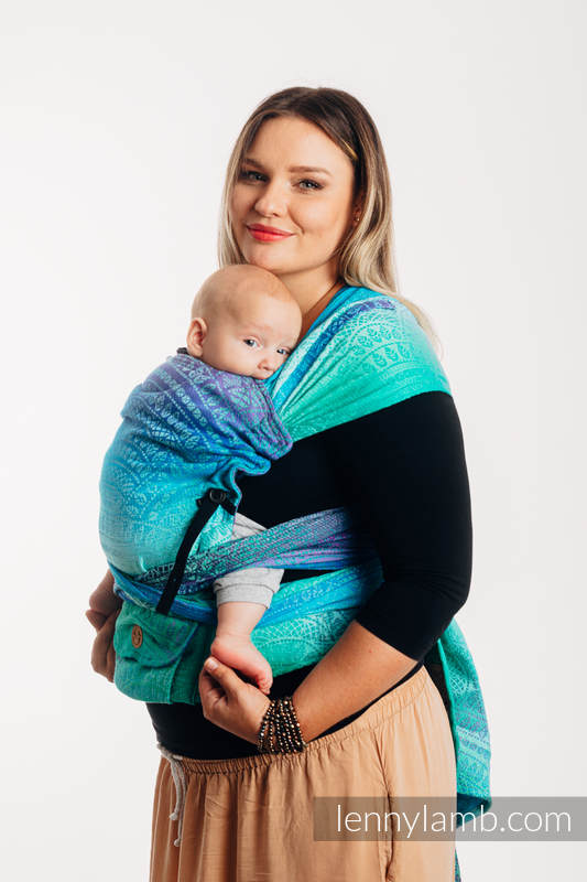 Lenny Lamb - LennyHybrid Half Buckle Carrier PEACOCK S TAIL FANTASY