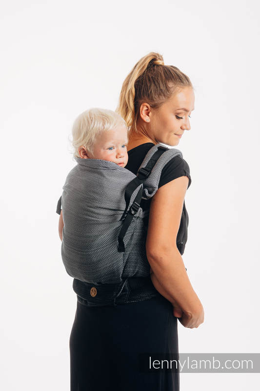 Lenny Lamb - LennyPreschool Carrier LITTLE HERRINGBONE OMBRE GREY Lenny Lamb - LennyPreschool Carrier LITTLE HERRINGBONE OMBRE GREY