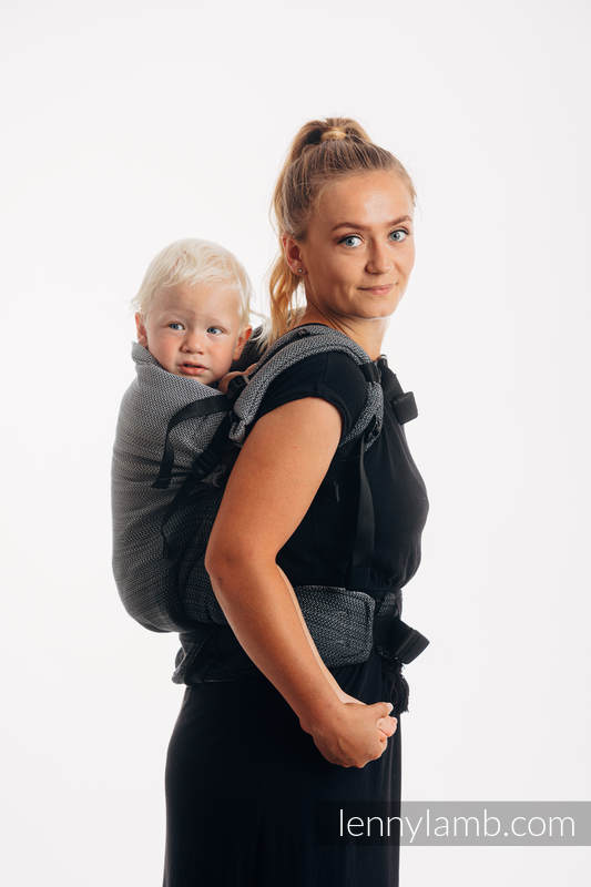 Lenny Lamb - LennyPreschool Carrier LITTLE HERRINGBONE OMBRE GREY