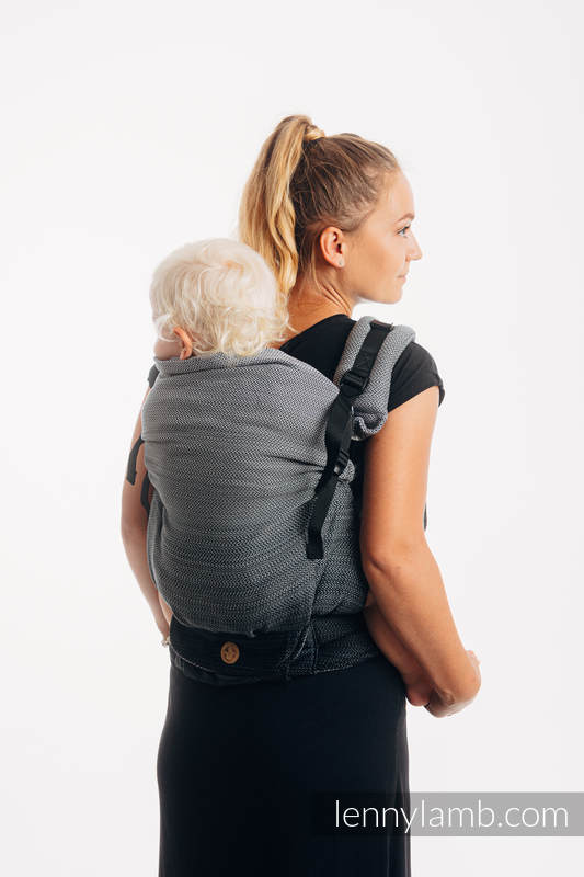 Lenny Lamb - LennyPreschool Carrier LITTLE HERRINGBONE OMBRE GREY