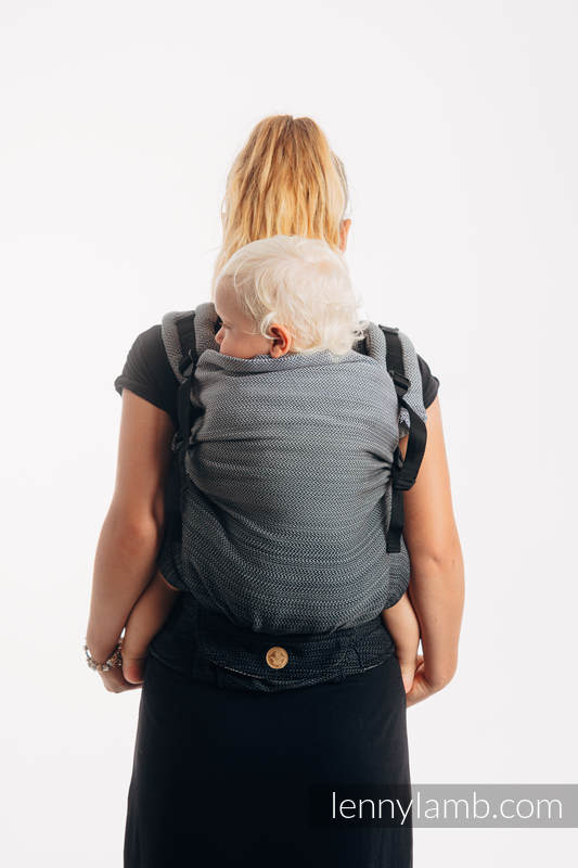 Lenny Lamb - LennyPreschool Carrier LITTLE HERRINGBONE OMBRE GREY