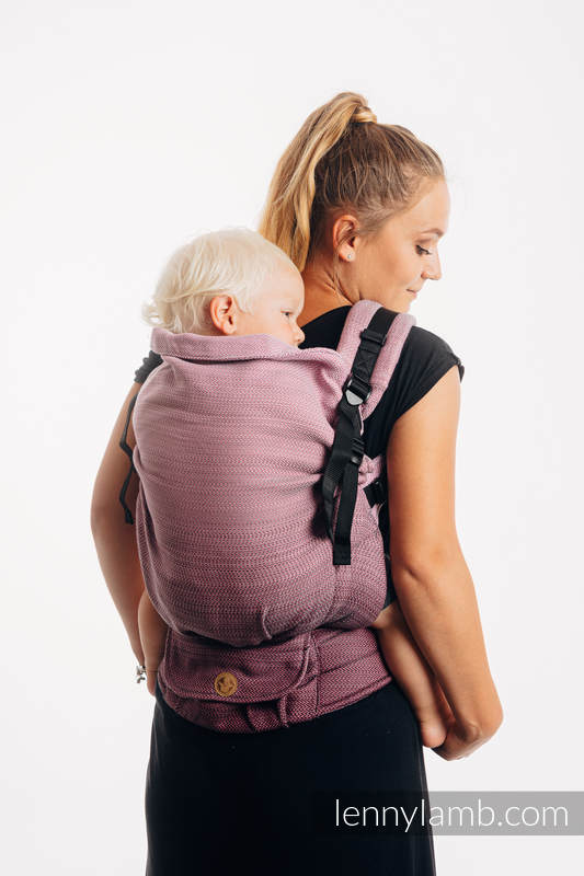 Lenny Lamb - LennyPreschool Carrier LITTLE HERRINGBONE OMBRE PINK