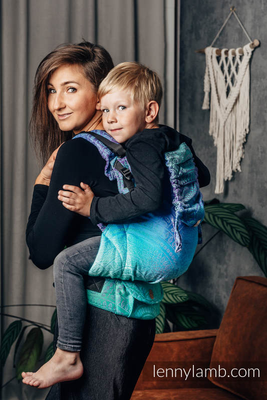 Lenny Lamb - LennyPreschool Carrier PEACOCK S TAIL FANTASY Lenny Lamb - LennyPreschool Carrier PEACOCK S TAIL FANTASY