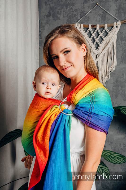 Lenny Lamb - Ring Sling RAINBOW BABY