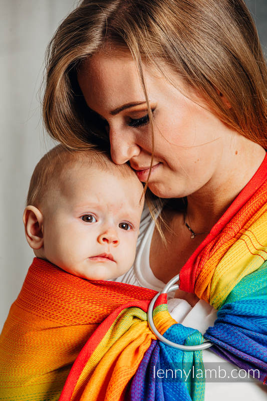 Lenny Lamb - Ring Sling RAINBOW BABY