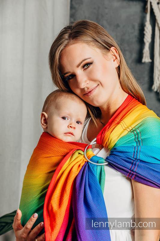 Lenny Lamb - Ring Sling RAINBOW BABY