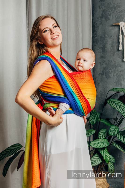Lenny Lamb - Тъкан слинг-шал RAINBOW BABY M
