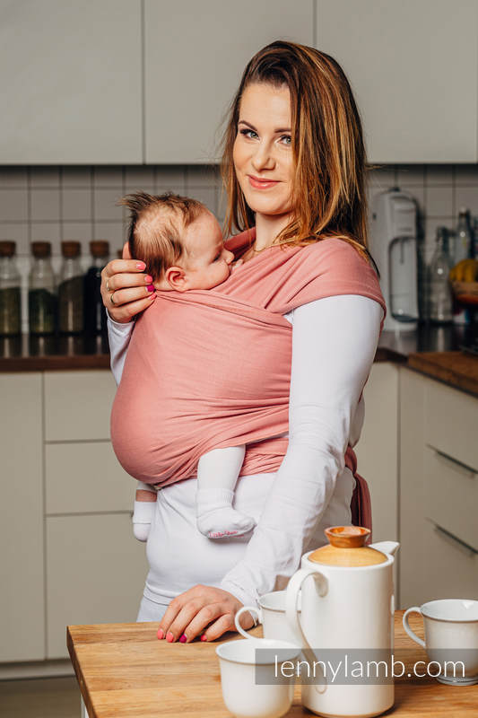 Lenny Lamb - Stretchy/Elastic Baby Sling - Quartz - standard size 5.0 m 