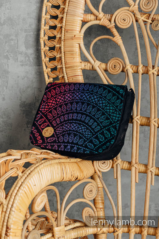 Lenny Lamb - Waist Bag/Bag 2in1 CITY CITY PEACOCK S TAIL BLACK OPAL