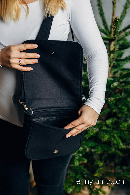 Lenny Lamb - Waist Bag/Bag 2in1 CITY CITY PEACOCK S TAIL BLACK OPAL