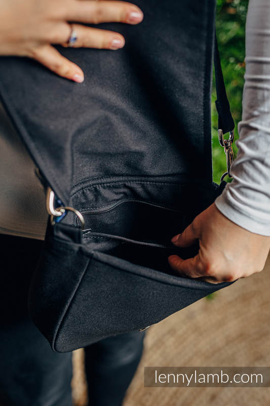 Lenny Lamb - Waist Bag/Bag 2in1 CITY CITY PEACOCK S TAIL BLACK OPAL