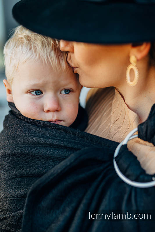 Lenny Lamb - Ring Sling PEACOCK S TAIL PITCH BLACK