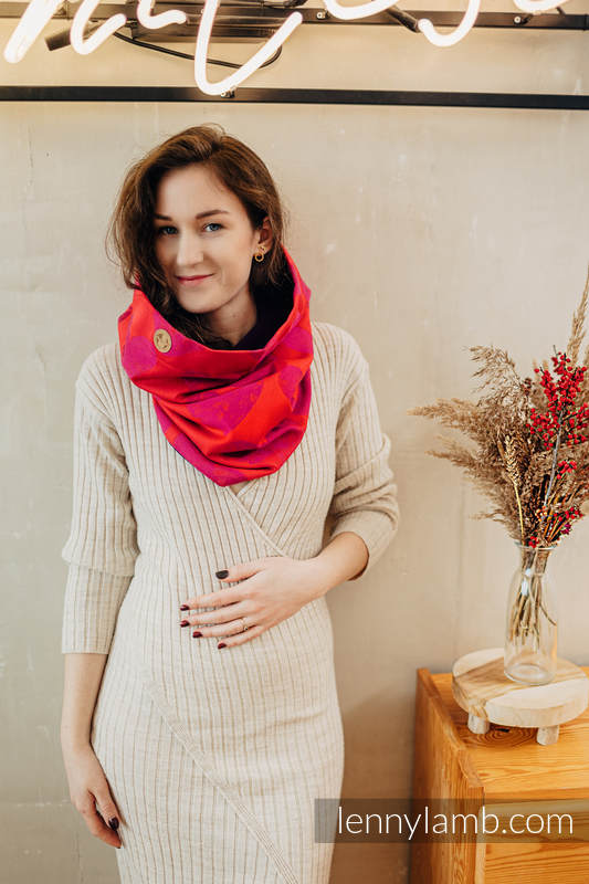 Lenny Lamb - Snood Scarf (100% cotton) - LOVKA MY VALENTINE & SUGILITE LOVKA MY VALENTINE SUGILITE