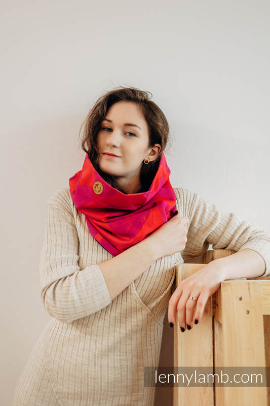 Lenny Lamb - Snood Scarf (100% cotton) - LOVKA MY VALENTINE & SUGILITE LOVKA MY VALENTINE SUGILITE