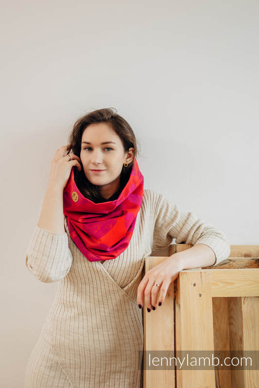 Lenny Lamb - Snood Scarf (100% cotton) - LOVKA MY VALENTINE & SUGILITE LOVKA MY VALENTINE SUGILITE