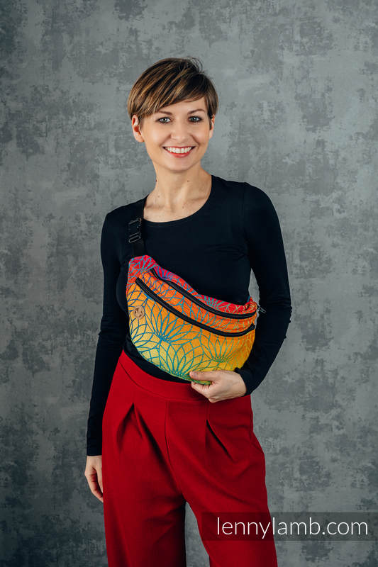 Lenny Lamb - Waist Bag made of woven fabric RAINBOW LOTUS Lenny Lamb - Waist Bag made of woven fabric RAINBOW LOTUS