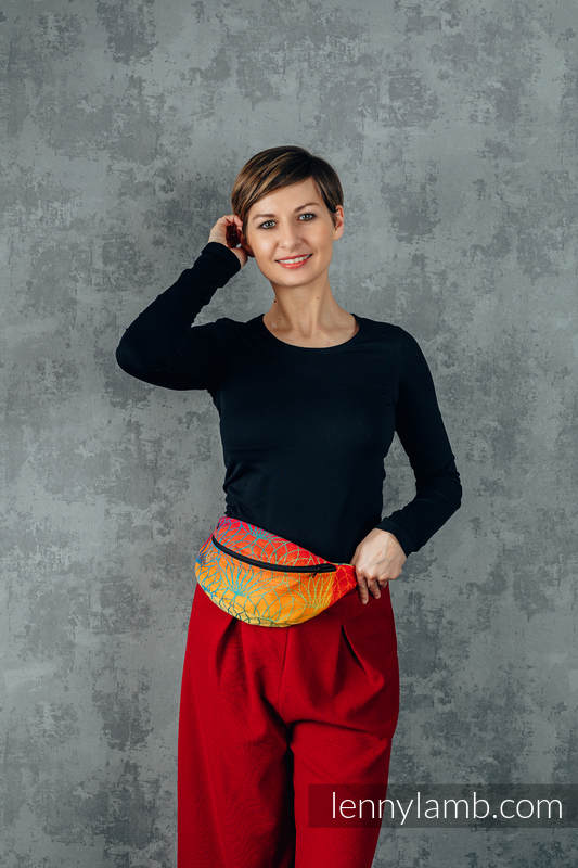 Lenny Lamb - Waist Bag made of woven fabric RAINBOW LOTUS