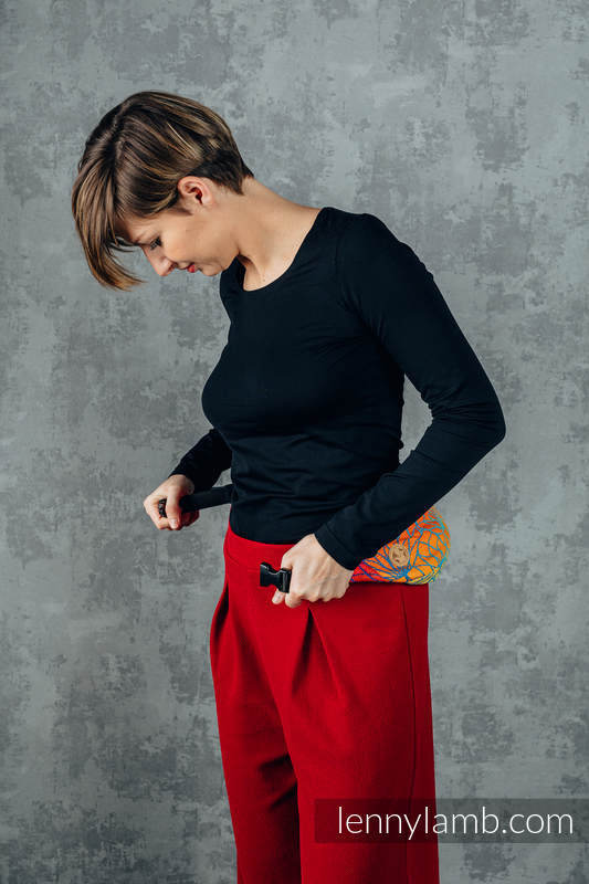 Lenny Lamb - Waist Bag made of woven fabric RAINBOW LOTUS