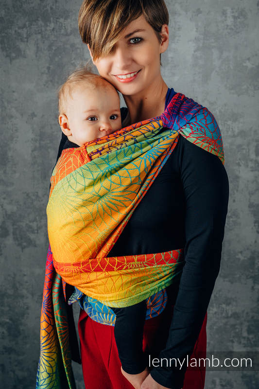 Lenny Lamb - LennyHybrid Half Buckle Carrier RAINBOW LOTUS