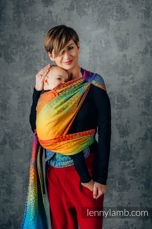 Lenny Lamb - LennyHybrid Half Buckle Carrier RAINBOW LOTUS