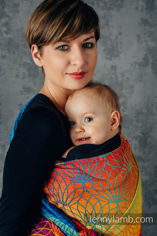 Lenny Lamb - LennyHybrid Half Buckle Carrier RAINBOW LOTUS
