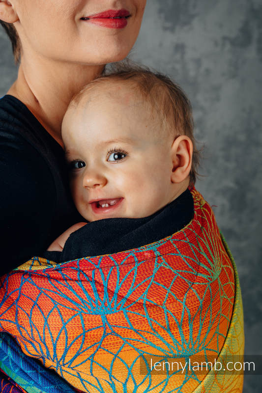 Lenny Lamb - LennyHybrid Half Buckle Carrier RAINBOW LOTUS