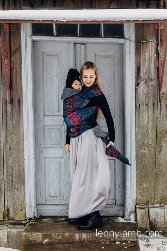 Lenny Lamb - LennyHybrid Half Buckle Carrier PEACOCK S TAIL BLACK OPAL