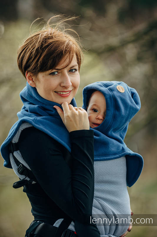 Lenny Lamb - Turtleneck for a child and mom (fleece) - Blue Lenny Lamb - Turtleneck for a child and mom (fleece) - Blue