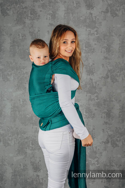 Lenny Lamb - LennyHybrid Half Buckle Carrier EMERALD Lenny Lamb - LennyHybrid Half Buckle Carrier EMERALD