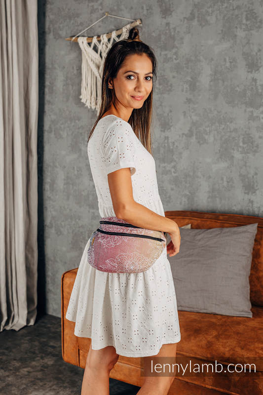 Lenny Lamb - Waist Bag made of woven fabric WILD WINE VINEYARD