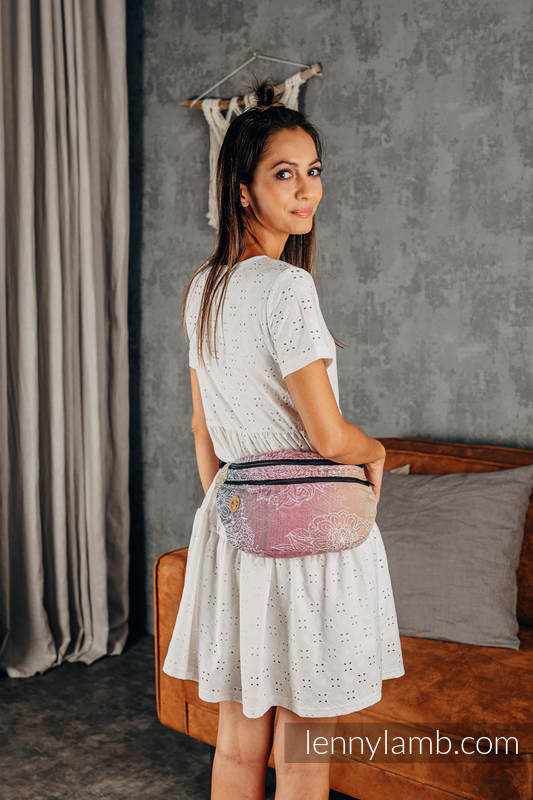 Lenny Lamb - Waist Bag made of woven fabric WILD WINE VINEYARD
