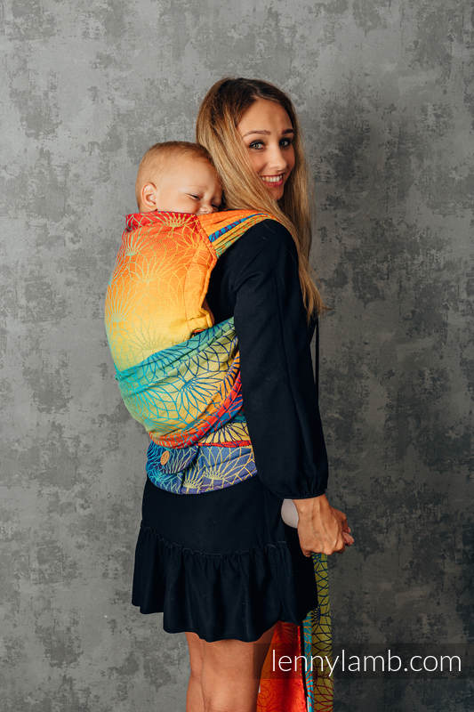 Lenny Lamb - LennyHybrid Half Buckle Carrier RAINBOW LOTUS