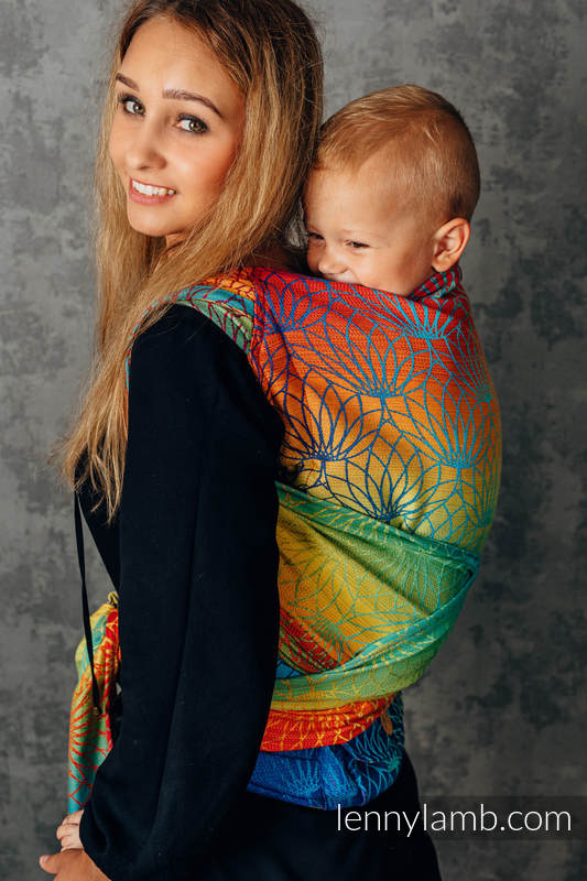 Lenny Lamb - LennyHybrid Half Buckle Carrier RAINBOW LOTUS