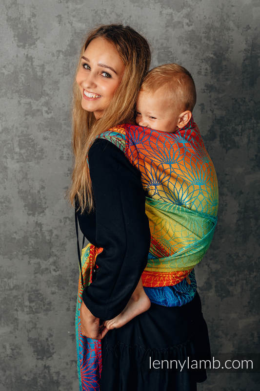Lenny Lamb - LennyHybrid Half Buckle Carrier RAINBOW LOTUS