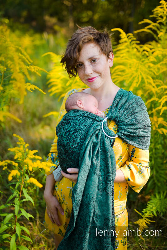 Lenny Lamb - Ring Sling WILD WINE IVY Lenny Lamb - Ring Sling WILD WINE IVY