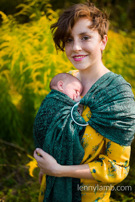 Lenny Lamb - Ring Sling WILD WINE IVY