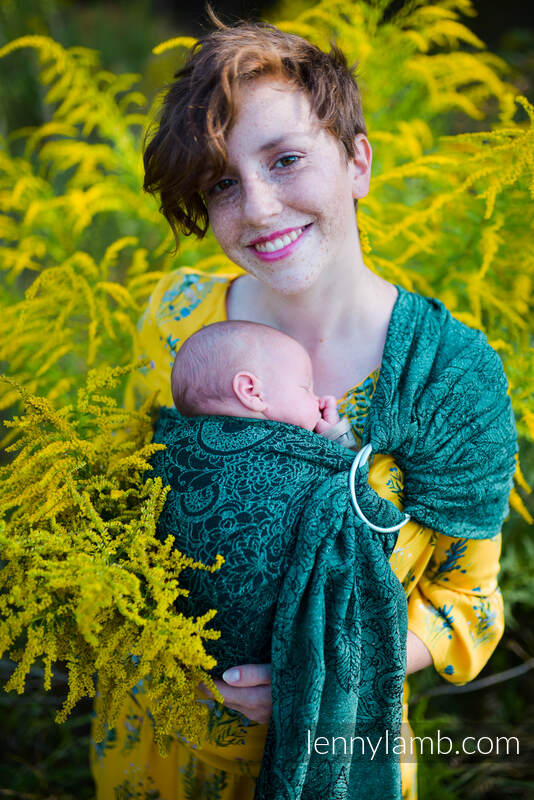 Lenny Lamb - Ring Sling WILD WINE IVY