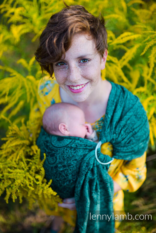Lenny Lamb - Ring Sling WILD WINE IVY