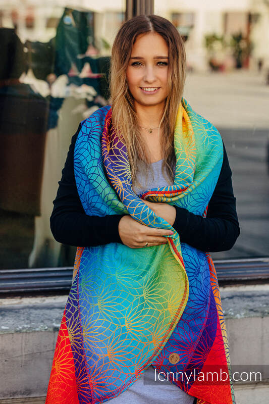 Lenny Lamb - Long Cardigan - size L/XL - PRAINBOW LOTUS (98% cotton L XL PRAINBOW LOTUS Lenny Lamb - Long Cardigan - size L/XL - PRAINBOW LOTUS (98% cotton L XL PRAINBOW LOTUS