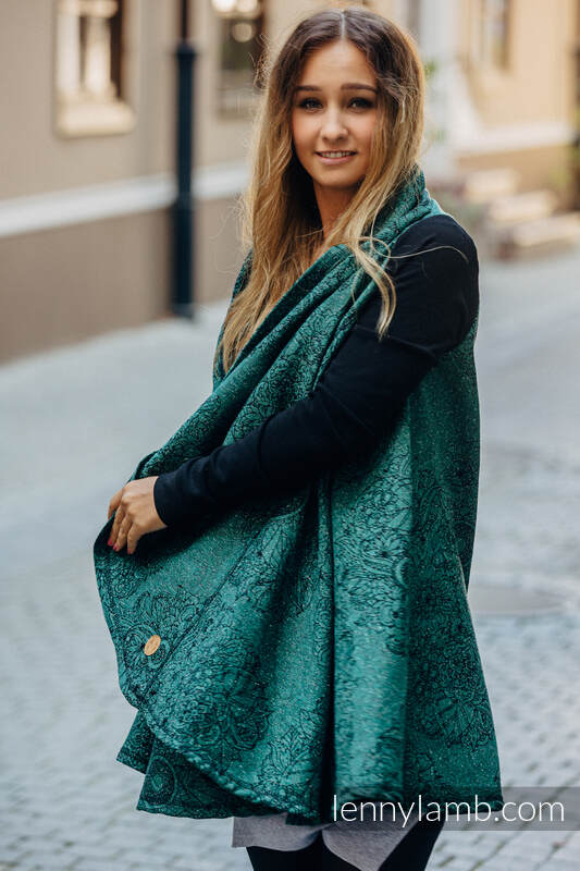 Lenny Lamb - Long Cardigan - Plus size  - WILD WINE - IVY (54% cotton WILD WINE IVY